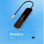 Proove Shadow HUB 5-in-1 Type-C pieslēgvietu paplašinātājs ar HDMI un 100W uzlādi